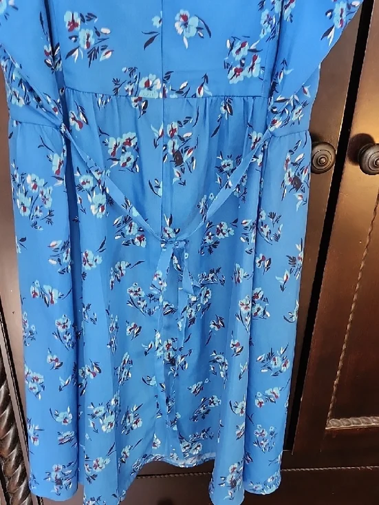 Loft Blue Floral Spaghetti Strap Sundress - Picture 7 of 12